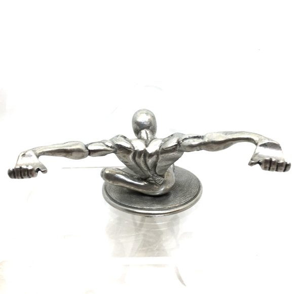 Jac Zagoory Designs Atlas Pewter Sculpture Pen Holder - Picture 8 of 15